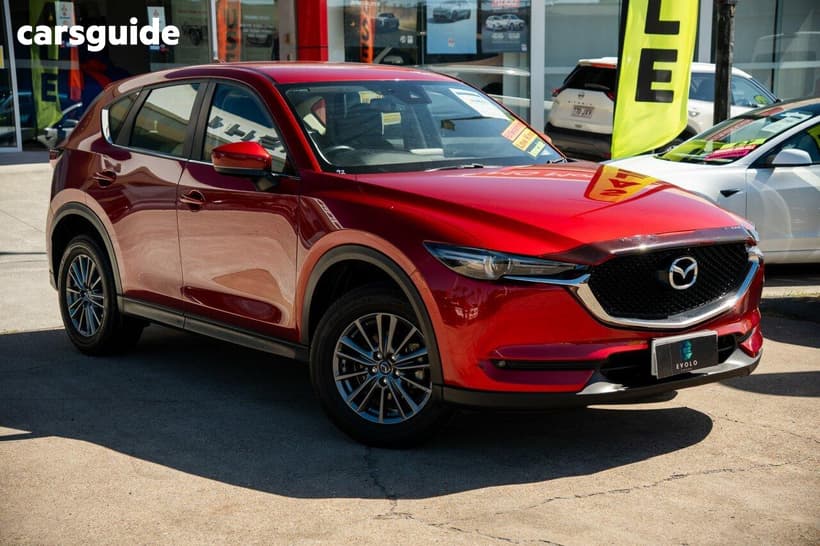 Red 2017 Mazda CX-5 Wagon Maxx Sport (4X4)
