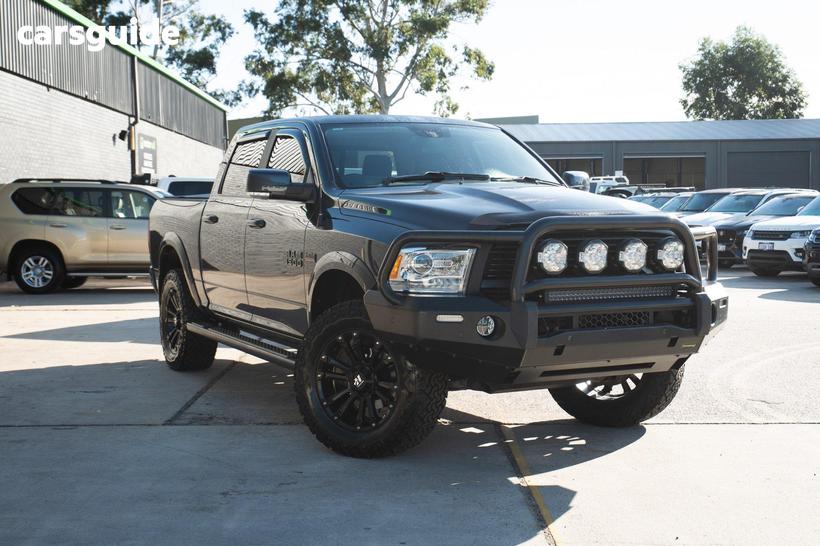Grey 2020 RAM 1500 Crew Cab Utility Laramie (4X4) Fd3.2