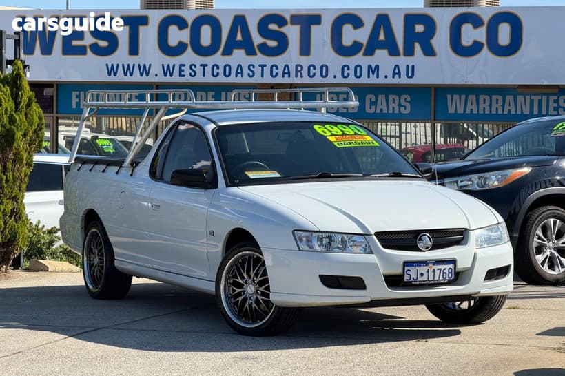 White 2006 Holden Commodore Utility