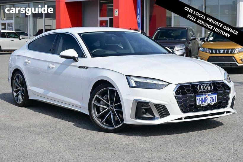 White 2022 Audi A5 Sportback 45 Tfsi Quattro S Line Mhev