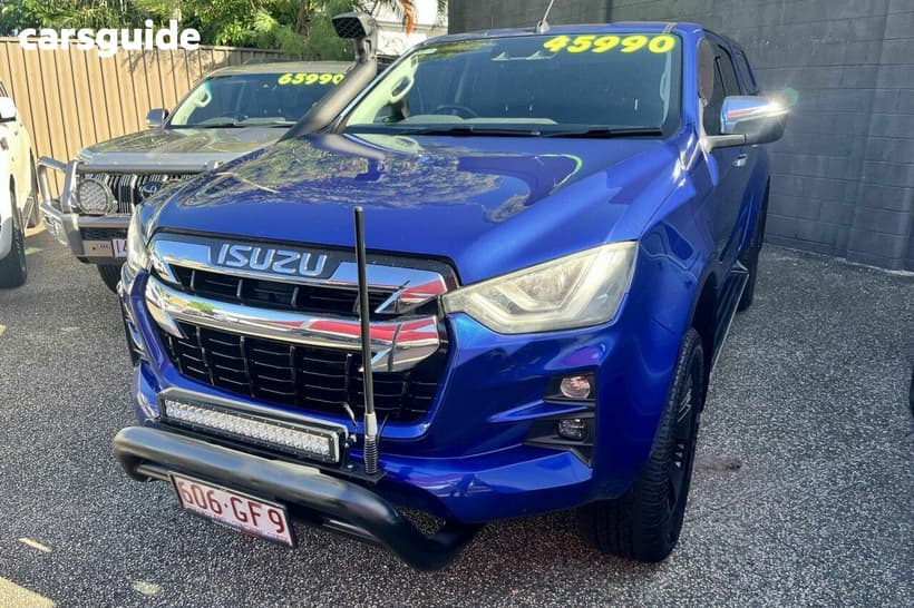 Blue 2020 Isuzu D-MAX Crew Cab Utility Ls-U (4X4)