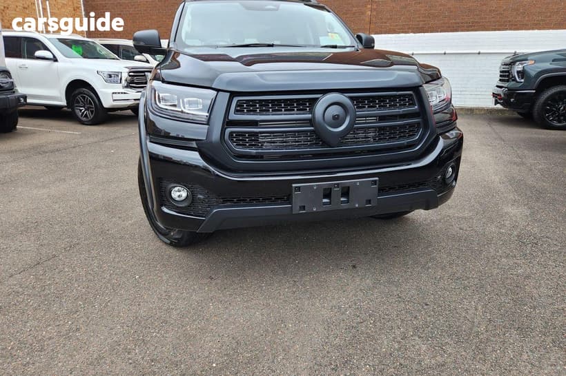 Black 2025 GWM Cannon Dual Cab Utility Vanta (4X4)