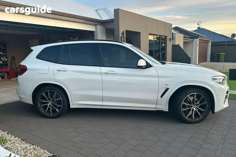 White 2020 BMW X3 Wagon Xdrive30I M Sport