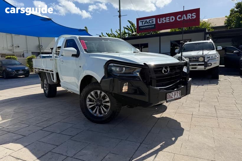 White 2021 Mazda BT-50 Cab Chassis Xt (4X4)