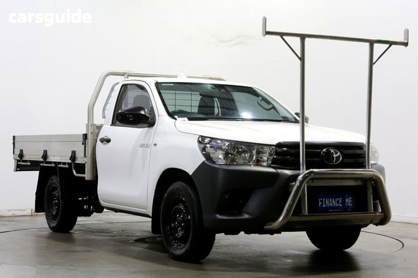 White 2022 Toyota Hilux Cab Chassis Workmate (4X2)