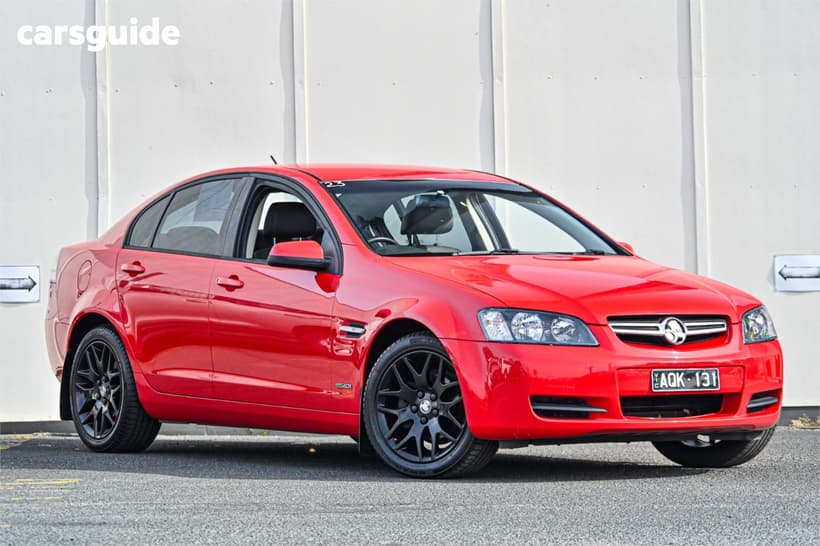 Red 2010 Holden Commodore Sedan International