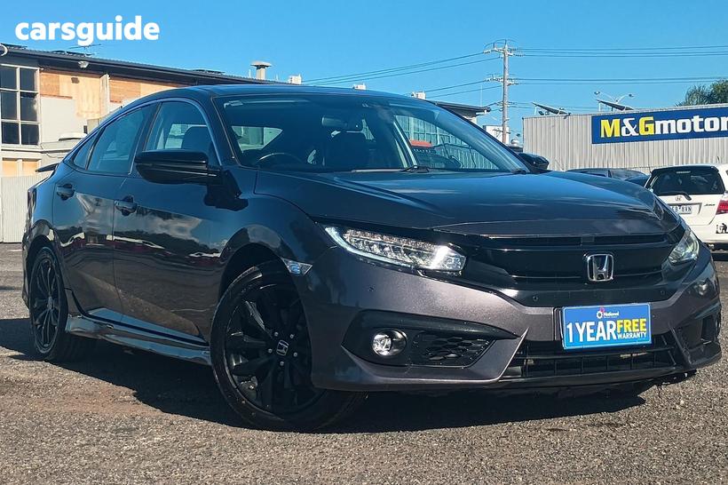 Grey 2017 Honda Civic Sedan Vti-Lx