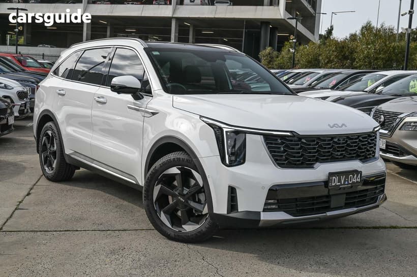 White 2025 Kia Sorento Wagon Gt-Line Hev Fwd