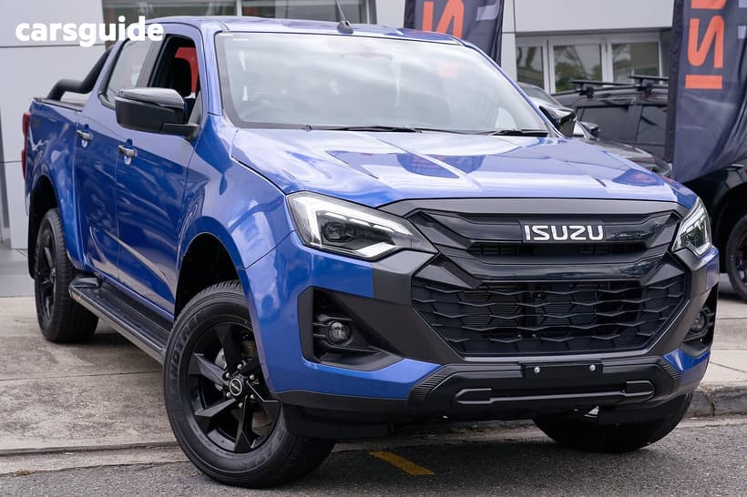 Blue 2025 Isuzu D-MAX Crew Cab Utility X-Rider (4X4)