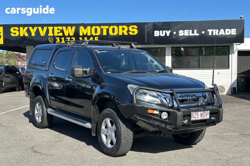 Black 2015 Isuzu D-MAX Space Cab Chassis Sx (4X4)