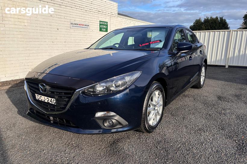 Blue 2016 Mazda 3 Sedan Maxx