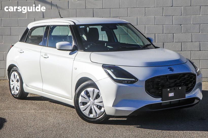 White 2026 Suzuki Swift Hatchback Hybrid Plus