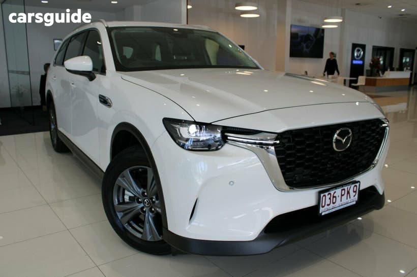 White 2025 Mazda CX-80 Wagon D50E Touring