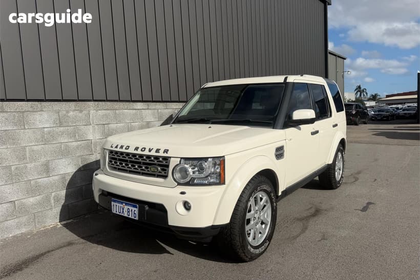 White 2010 Land Rover Discovery 4 Wagon 2.7 Tdv6