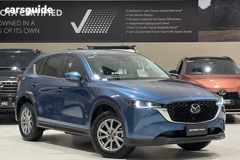Blue 2023 Mazda CX-5 Wagon G25 Maxx Sport (Awd)