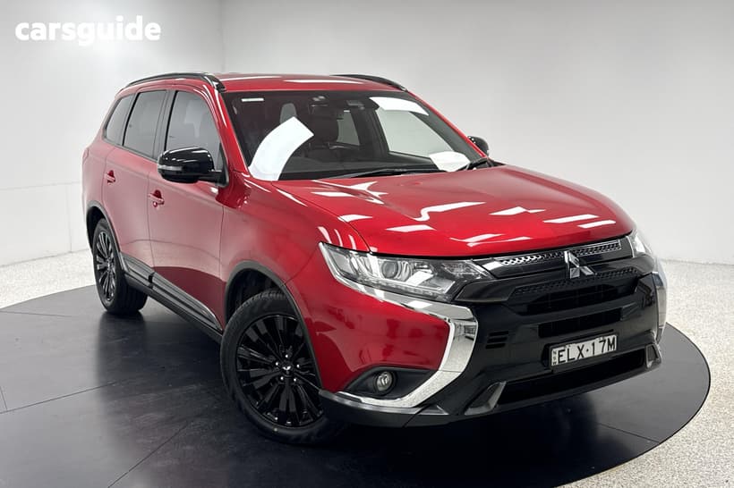 Red 2020 Mitsubishi Outlander Wagon Black Edition 7 Seat (2Wd)