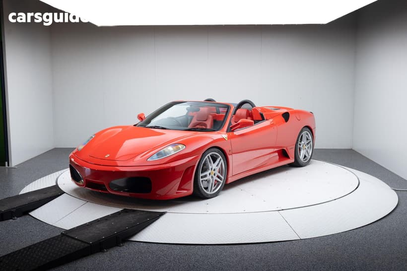 Red 2006 Ferrari F430 Convertible Spider