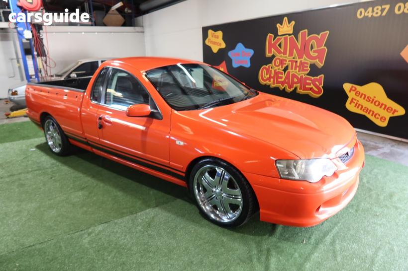 Orange 2003 Ford Falcon Utility Xr8