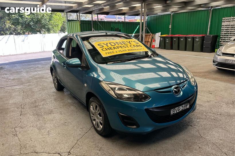Blue 2011 Mazda 2 Hatchback Neo