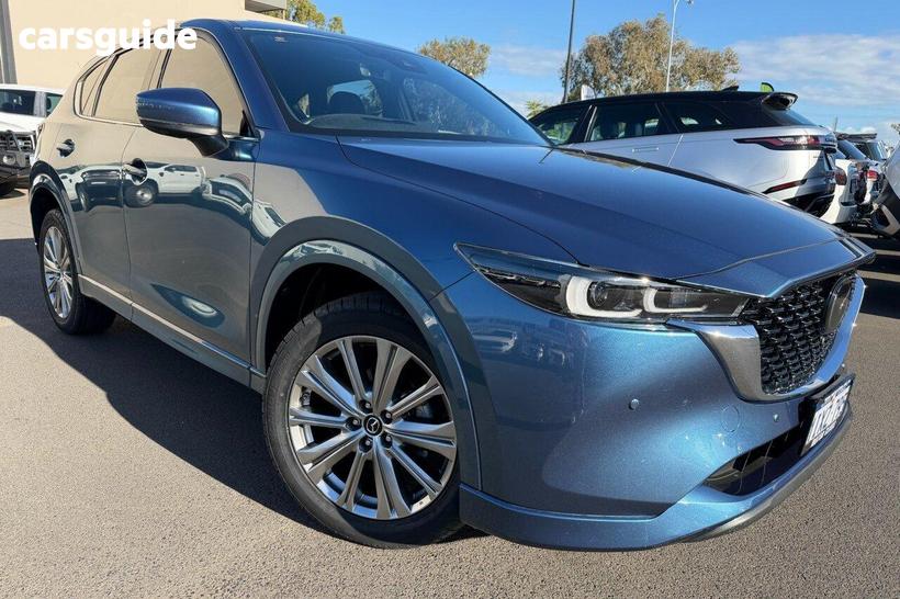 Blue 2022 Mazda CX-5 Wagon Akera (Awd)