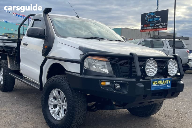 White 2012 Ford Ranger Cab Chassis Xl 3.2 (4X4)