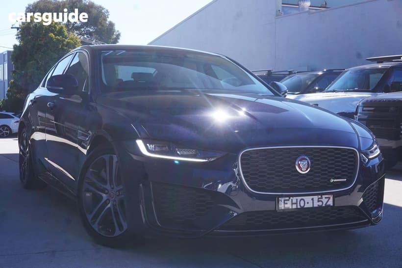 Blue 2020 Jaguar XE Sedan P300 R-Dynamic Se
