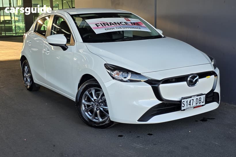 White 2024 Mazda 2 Hatchback G15 Pure