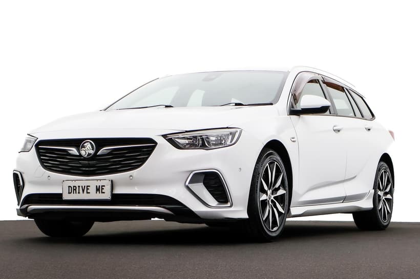 White 2018 Holden Commodore Sportswagon Rs