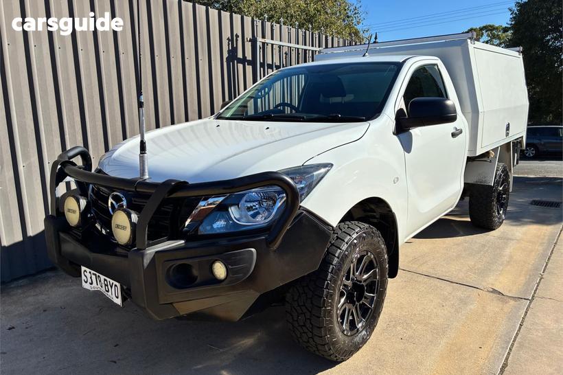 White 2019 Mazda BT-50 Cab Chassis Xt (4X4) (5Yr)