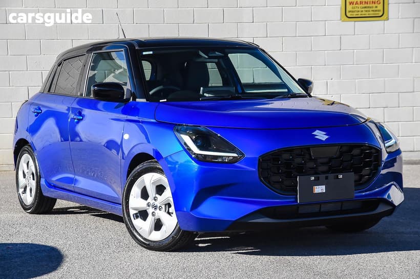 Blue 2026 Suzuki Swift Hatchback Hybrid Plus