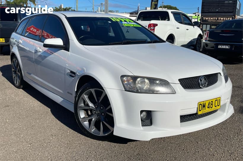 White 2009 Holden Commodore Sportswagon Sv6