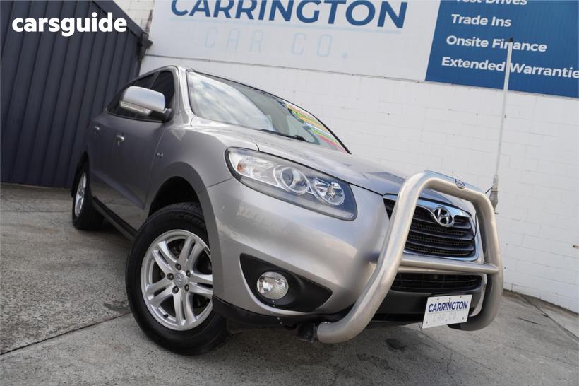 Silver 2011 Hyundai Santa FE Wagon Slx Crdi (4X4)