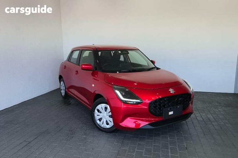 Red 2025 Suzuki Swift Hatchback Hybrid