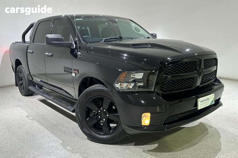 Black 2023 RAM 1500 Crew Cab Utility Express