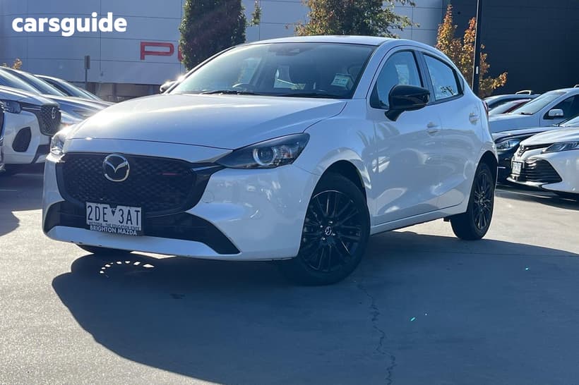 White 2025 Mazda Mazda2 Hatchback G15 Evolve