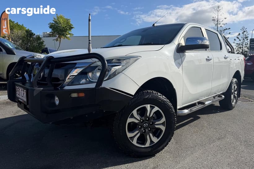 White 2017 Mazda BT-50 Dual Cab Utility Gt (4X4)
