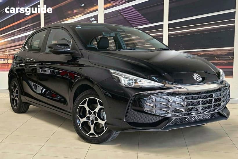 Black 2025 MG MG3 Hatchback Essence Hybrid+