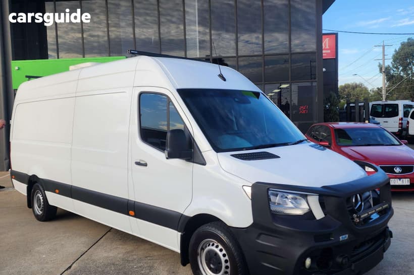 White 2019 Mercedes-Benz Sprinter Van 416Cdi Vs30 Lwb Rwd High Roof
