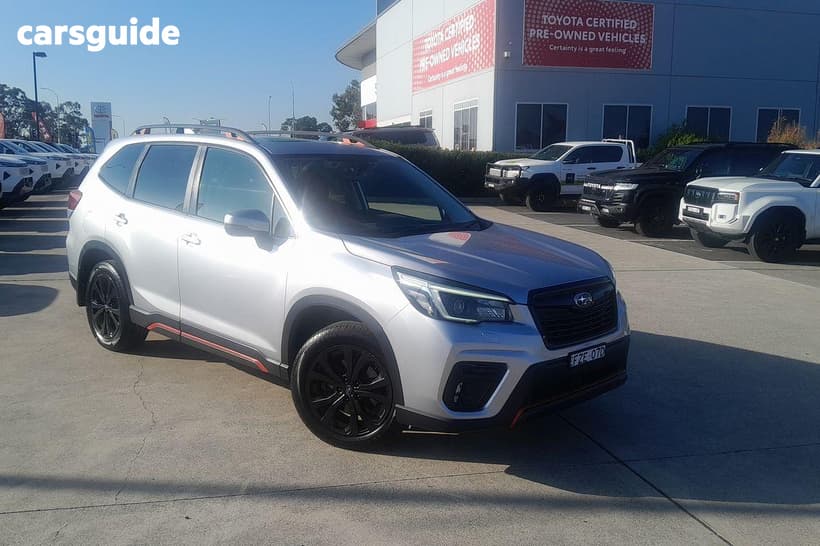 Silver 2021 Subaru Forester Wagon 2.5I Sport (Awd)