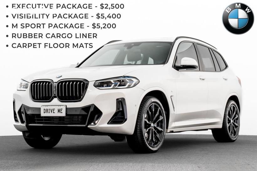 White 2022 BMW X3 Wagon Xdrive30I M Sport