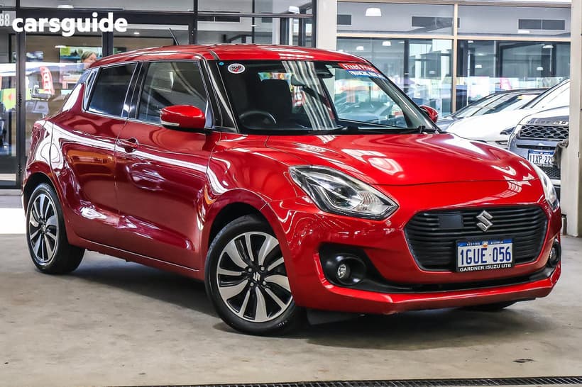 Red 2018 Suzuki Swift Hatchback Glx Turbo