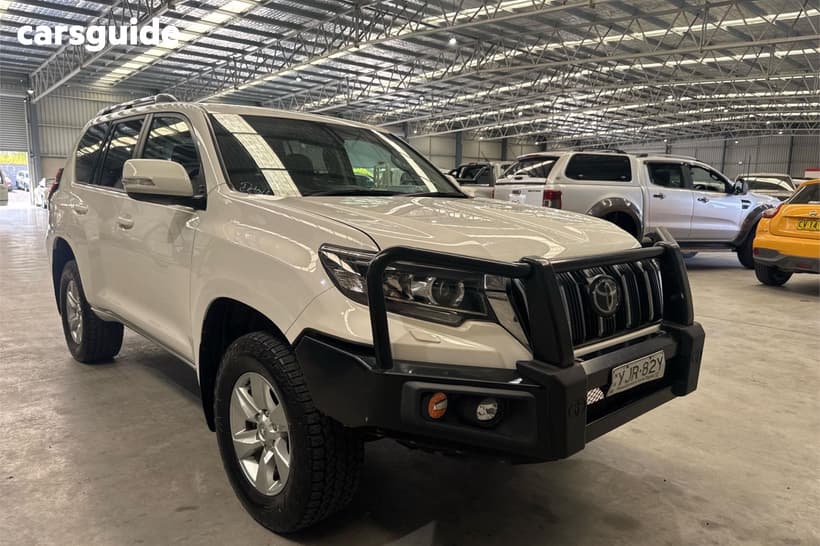 White 2021 Toyota Landcruiser Prado Wagon Gxl