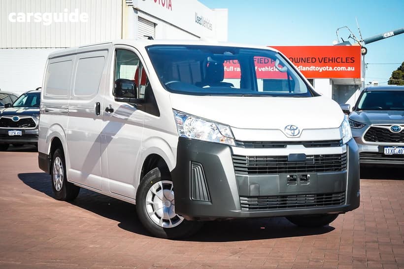 White 2026 Toyota HiAce Van Lwb (4 Door Option)