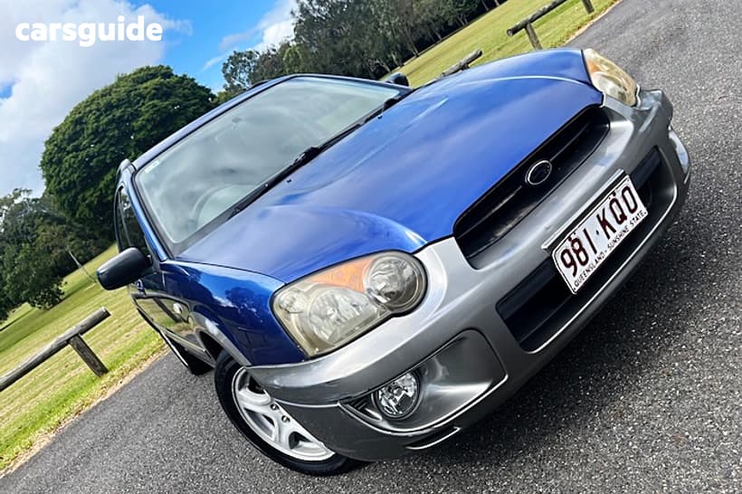 Blue 2003 Subaru Impreza Hatchback Rv (Awd)