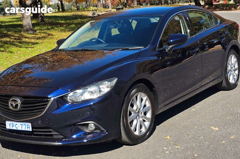 Blue 2013 Mazda 6 Sedan Touring