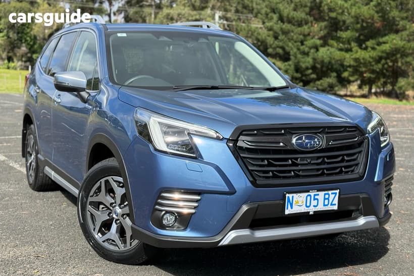 Blue 2023 Subaru Forester Wagon Hybrid L (Awd)