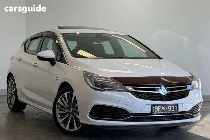 White 2019 Holden Astra Hatchback Rs