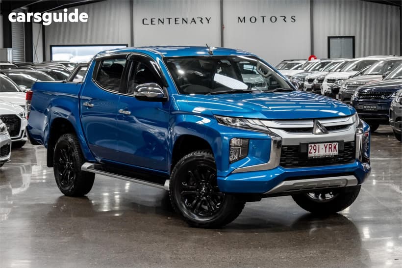 Blue 2018 Mitsubishi Triton Double Cab Pick Up Gls (4X4)