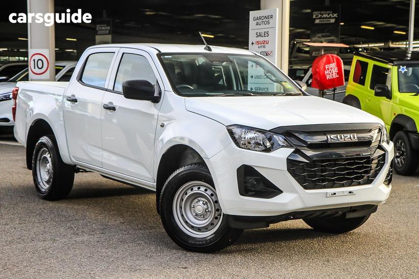 White 2026 Isuzu D-MAX Crew Cab Utility Sx (4X2) High-Ride