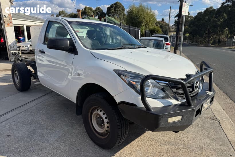 White 2020 Mazda BT-50 Cab Chassis Xt (4X2) (5Yr)